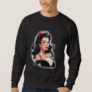 Sudadera Chica Vintage Pin Up x Bonito Whimsical Chica Retr