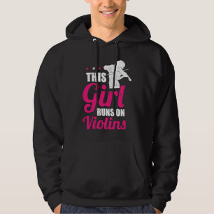 Sudadera Chica Violinista Violín Violinista Violín