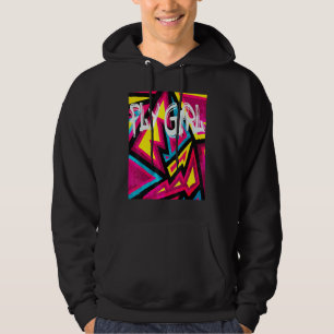 Sudadera Chica Voladora 80s 90s Chica B Hip Hop Antiguo 7