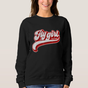 Sudadera Chica Voladora 80s 90s Old School Hip Hop Para U
