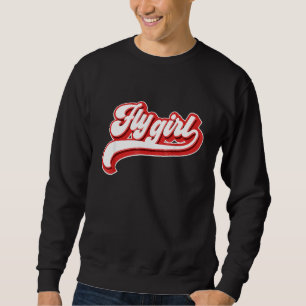 Sudadera Chica Voladora 80s 90s Old School Hip Hop Para U