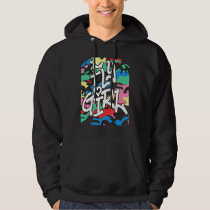 Sudadera Chica Voladora Camuflaje 80s 90s Chica B Hip Hop d
