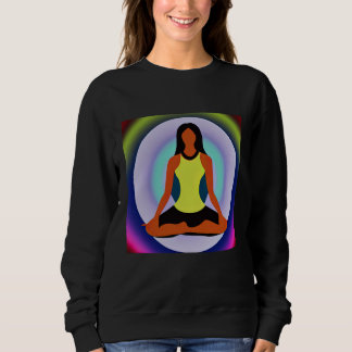 Sudadera Chica Yoga Chakra Meditación Saludo al Sol Femenin