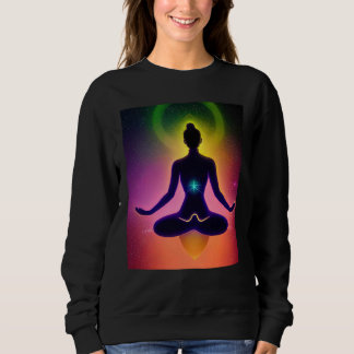 Sudadera Chica Yoga Mujer Saludo al Sol Meditación Chakra 