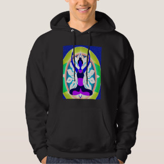 Sudadera Chica Yoga Mujer Saludo Solar Meditación Chakra