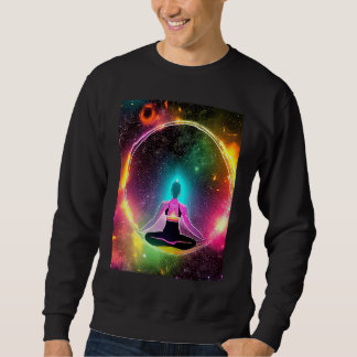 Sudadera Chica Yoga Saludo al Sol Femenino Meditación Chakr