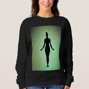 Sudadera Chica Yoga Saludo Solar Femenino Meditación Chakra