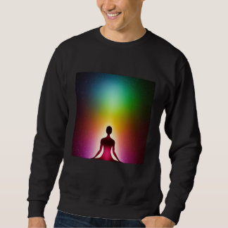 Sudadera Chica Yoga Saludo Solar Femenino Meditación Chakra