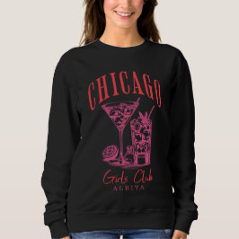 Sudadera chicago bachelorette personalizado rosa