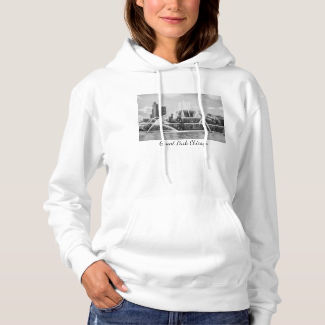 Sudadera Chicago Buckingham Grayscale Hoodie (Anverso)