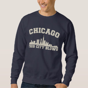 Sudadera Chicago: Esta ciudad sopla