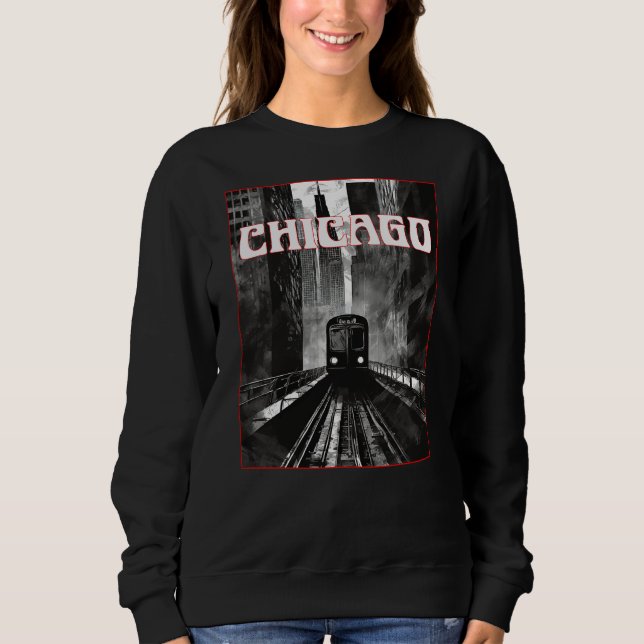 Sudadera Chicago Illinois (Anverso)