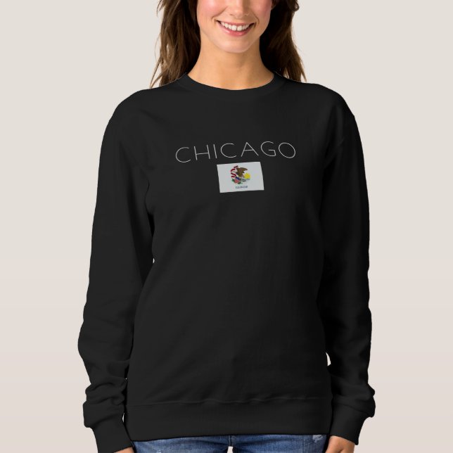 Sudadera Chicago Illinois EE. UU. (Anverso)