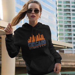 Sudadera Chicago, Illinois Iconic Skyline