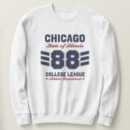 SUDADERA CHICAGO ILLINOIS VARSITY SCRIPT CLASSIC SPORTS JER