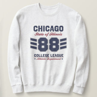 SUDADERA CHICAGO ILLINOIS VARSITY SCRIPT CLASSIC SPORTS JER