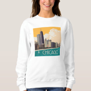 Sudadera Chicago Modern Skyline