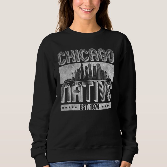 Sudadera Chicago Native Est. 1974 (Anverso)