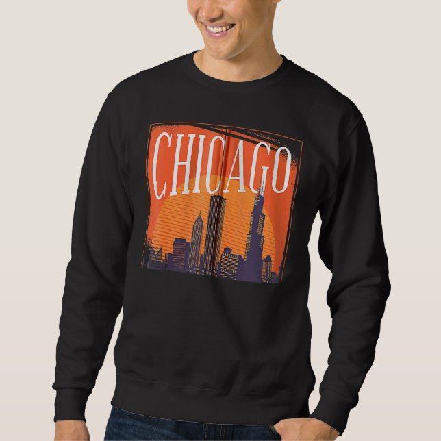 Sudadera Chicago Zip (Anverso)