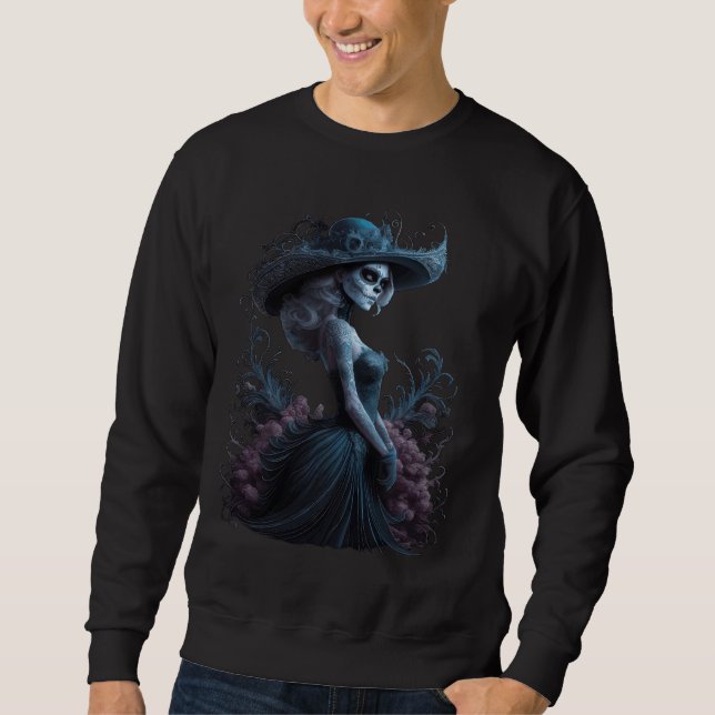 Sudadera Chicano Chicana La Raza Barrio Tattoo Muerte 6 (Anverso)