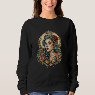 Sudadera Chicano Chicana La Raza Barrio Tattoo Muerte 9