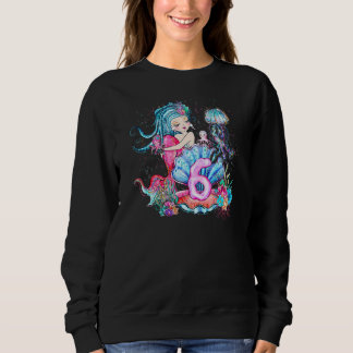 Sudadera Chicas 6ª Fiesta de Cumpleaños de la Sirena por 6