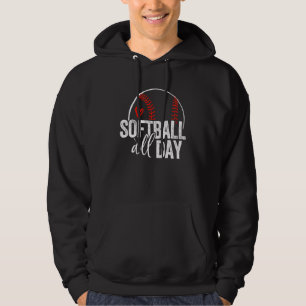 Sudadera Chicas Adolescentes Jugadoras De Softball Hombres 