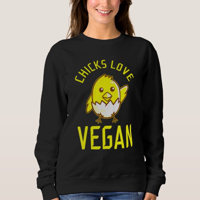 Sudadera Chicas Aman Vegan (Anverso)