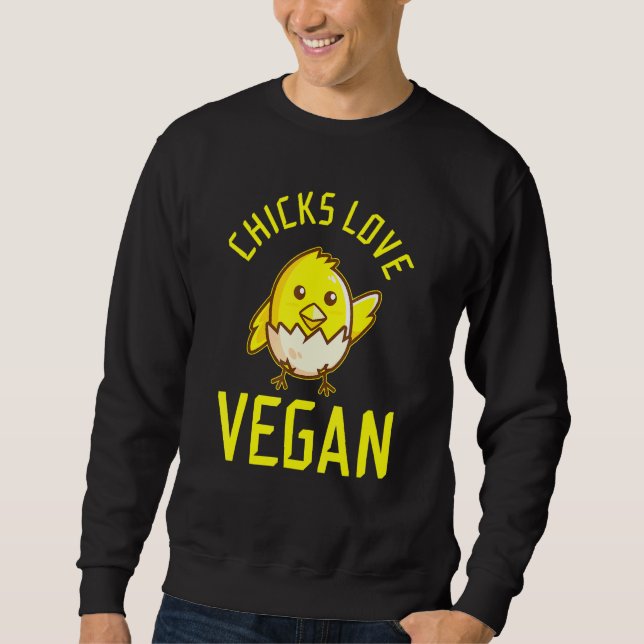 Sudadera Chicas Aman Vegan (Anverso)