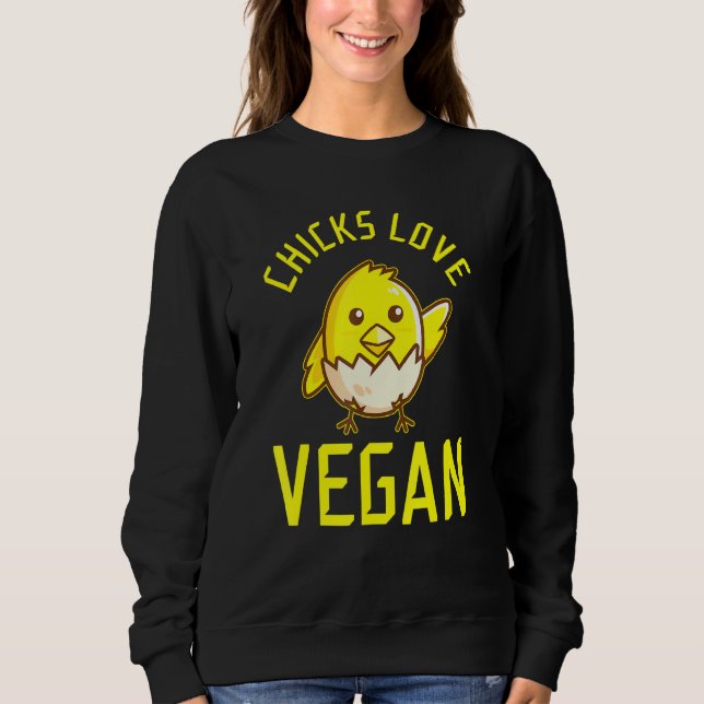 Sudadera Chicas Aman Vegan (Anverso)