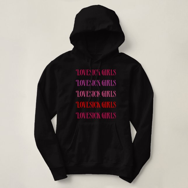Sudadera Chicas amorosos Blackpink (Diseño del anverso)