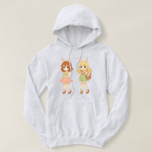 Sudadera Chicas anime conejitas de Pascua lindas