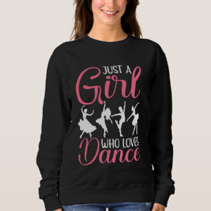 Sudadera Chicas Bailarinas Bailando Mujeres Solo Una Chica