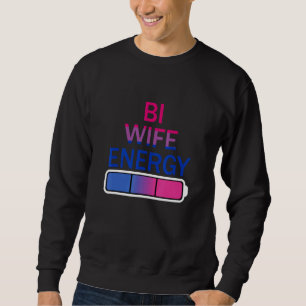 Sudadera Chicas Bi Wife Energy Bisexual
