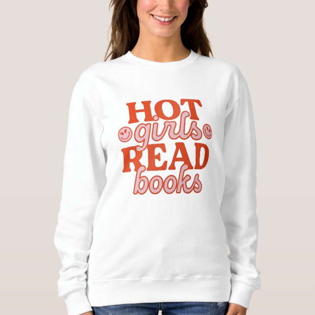 Sudadera Chicas Calientes Leen Libros (Anverso)