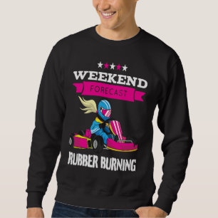 Sudadera Chicas Carreras De Kart Karting