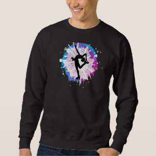 Sudadera Chicas Chicas de patinaje sobre hielo patinaje art