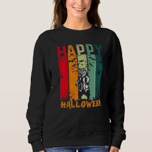 Sudadera Chicas Chicos Oso Grizzly Cena Retro Halloween Pa