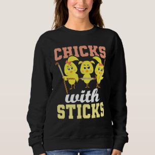 Sudadera Chicas con aficionado al hockey sobre hierba