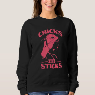 Sudadera Chicas Con Palo De Carro De Golf Mujeres De Vestid