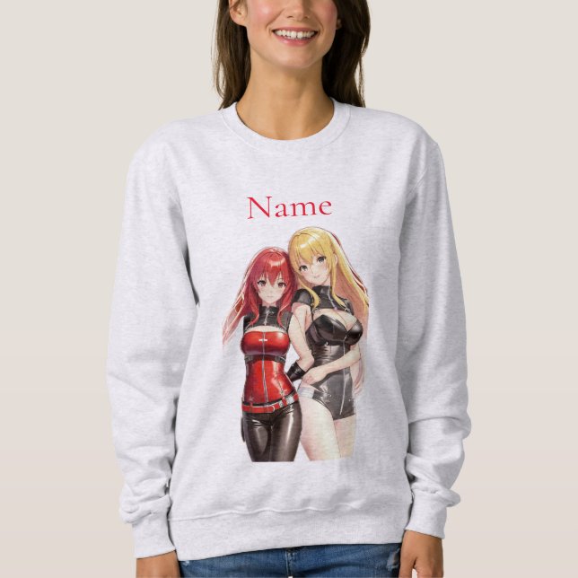 Sudadera Chicas Cuadros Anime Thunder_Cove (Anverso)