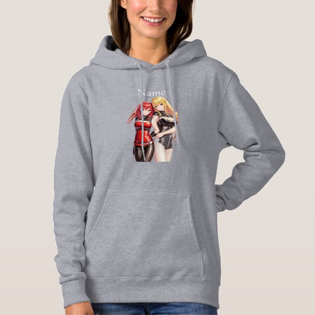 Sudadera Chicas Cuadros Anime Thunder_Cove (Anverso)