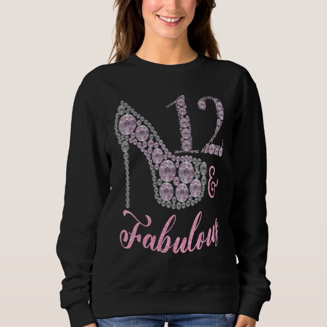 Sudadera Chicas de 12 años y asombrosamente espumosos zapat (Anverso)