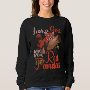 Sudadera Chicas de animales salvajes de China Pan Rojo Fore