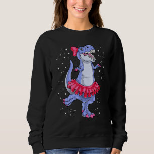 Sudadera Chicas de bailarinas de ballet Ballerina Dinosaur