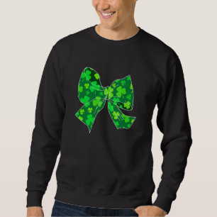 Sudadera Chicas De Bow Irlandeses Shamrock St Patricks Day
