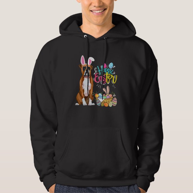 Sudadera Chicas de Boxer Boxer Boxer de conejo de pascua (Anverso)