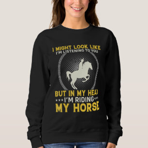 Sudadera Chicas de caballos Hombres y Mujeres que aman los 