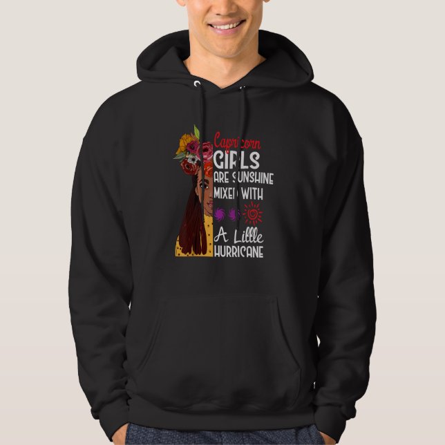 Sudadera Chicas de Capricornio Son Luz de Sol Mezclada con  (Anverso)