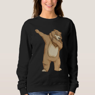 Sudadera Chicas de Dabbing Bear Cute Teddy Dance Boys